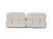 Bubble 2 Seater (L1-1R) - Cream