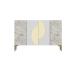 Afra KM120 - White, Ephesus Marble, Gold