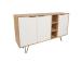 Clara Console - Oak, White