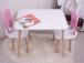 Bunny Two Chair Set - Pink, White
