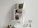 Cloud Storage Bathroom Wall Mirror - White