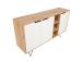 Clara Console - Oak, White