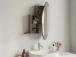 Cloud Storage Bathroom Wall Mirror - Light Mocha