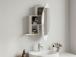 Cloud Storage Bathroom Wall Mirror - White