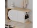 Nova Shoe Bench - Oak, White