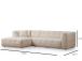 Cady 3 Seater Left - Beige