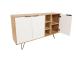Clara Console - Oak, White