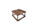 Kohvilaud Hole Square - Walnut