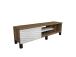TV laud Olyo - Walnut, White