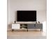 TV laud Tarz - White, Anthracite, Oak