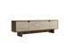 TV laud Istemi - Walnut, Travertine