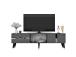 TV laud Vania - Anthracite, Silver