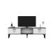 TV laud Asimo - Anthracite, White