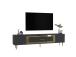 TV laud Dekolp3 - Anthracite, Gold