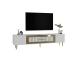 TV laud Dekolp3 - White, Gold