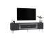 TV laud Dekolp3 - Anthracite, Silver