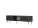 TV laud Arno - Anthracite, Gold