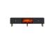 TV laud Polen Bohem Fireplace - Anthracite