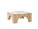 Kohvilaud Seine - Sapphire Oak, Transparent