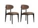 Mööblikomplekt toolid Lionte - Brown, Black