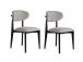 Mööblikomplekt toolid Lionte - Grey, Black