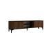 TV laud Erem - Walnut, Black