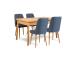 Mööblikomplekt toolid Santiago Atlantic Dark Blue