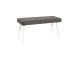 Stormi Bench - White, Anthracite