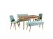 Mööblikomplekt toolid Vina 0701 - 4 - Atlantic, Green