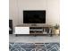 TV laud Olyo - Walnut, White