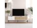 TV laud Noah - White, Rattan