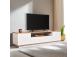 TV laud Veramont - White, Cadiz Oak
