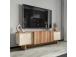 TV laud Diana - Travertine, Walnut