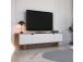 TV laud Mete - Oak, White