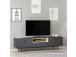 TV laud Naturel - Anthracite