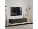TV laud Dizayn - Anthracite, Travertine