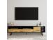 TV laud Luga - Black, Oak