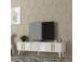 TV laud Asel - White, Gold