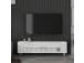 TV laud Retrolp4 - White, Silver