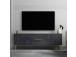 TV laud Retrol2 - Anthracite, Gold