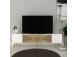 TV laud Dekol1 - White, Sapphire Oak, Gold