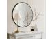 Peegel Dekoratif Yuvarlak Ayna Siyah A711