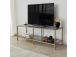 TV laud Basic - Dark Grey, Gold