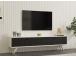 TV laud Alberi - Anthracite, White