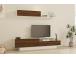 TV laud Elda - White, Walnut