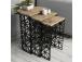 Mööblikomplekt lauad Stil Metal Ferforje - Oak
