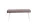 Stormi Bench - White, Grey