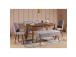 Mööblikomplekt toolid Vina 0701 - 4 - Walnut, Grey