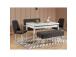 Mööblikomplekt toolid Vina 1053 - 4 - Anthracite, White