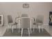Mööblikomplekt toolid Vina 1005 5 - White, Cream